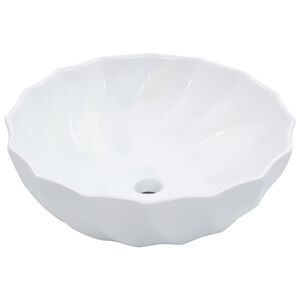 vidaXL Lavat&oacute;rio 46x17 cm cer&acirc;mica branco