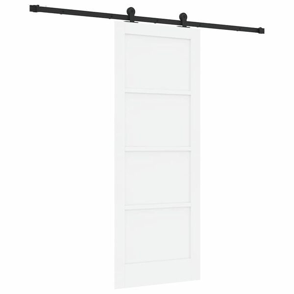 vidaXL Porta Deslizante ORKDAL Branco 78 x 202 cm
