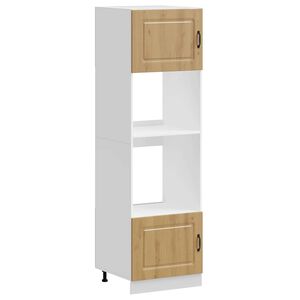 vidaXL Arm&aacute;rios forno 2 pcs Kalmar derivados madeira carvalho artisiano