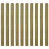 vidaXL Ripas para cerca 10 pcs 120 cm madeira impregnada