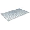 vidaXL Grelha Prateado 80 x 50 x 2 cm A&ccedil;o Galvanizado a Quente