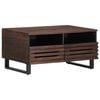 vidaXL Mesa de centro 80x55x40 cm madeira de mangueira maci&ccedil;a castanho