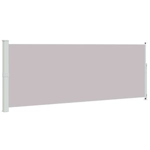 vidaXL Toldo lateral retr&aacute;til para p&aacute;tio 180x500 cm cinzento