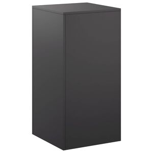 vidaXL Suporte para Plantas Preto 40 x 40 x 80 cm A&ccedil;o