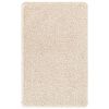 vidaXL Tapete de Banho Antiderrapante Creme 50 x 80 cm PP