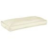 vidaXL Conjunto de Almofadas para Palete 3 pcs Creme 120 x 60 x 12 cm