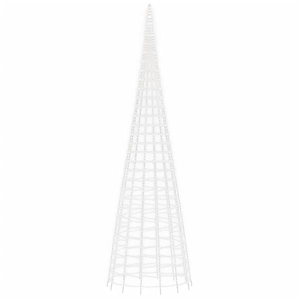 vidaXL &Aacute;rvore de Natal LED 3000 LEDs Branco Frio 800 cm