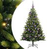 vidaXL &Aacute;rvore de Natal Artificial com Hastes Flex&iacute;veis 150 LEDs Verde