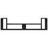 vidaXL M&oacute;veis de TV 2 pcs 100x30x50 cm derivados de madeira preto