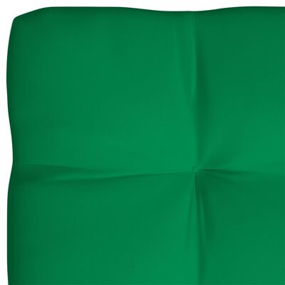 vidaXL Almofadões para sofás de paletes 7 pcs verde