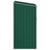 vidaXL Abrigo de jardim 87x98x159 cm aço galvanizado verde