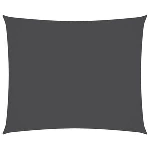 vidaXL Para-sol estilo vela tecido oxford retangular 4x5 m antracite