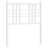 vidaXL Cabeceira de substitui&ccedil;&atilde;o 75 cm metal branco