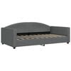 vidaXL Sof&aacute;-cama 100x190 cm tecido cinzento-escuro