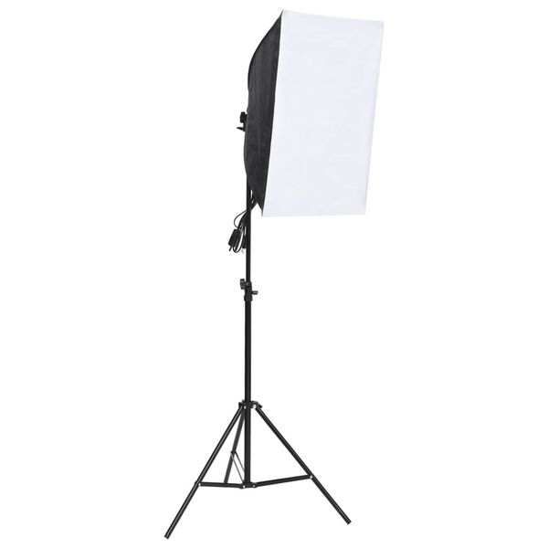 vidaXL Kit ilumina&ccedil;&atilde;o de est&uacute;dio fotogr&aacute;fico com mesa