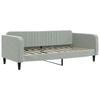 vidaXL Sof&aacute;-cama 90x190 cm veludo cinzento-claro