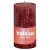 Bolsius Velas r&uacute;sticas cil&iacute;ndricas Shine 4pcs 130x68mm vermelho veludo