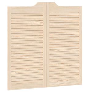 vidaXL Portas de Correr Natural 100 x 50 cm Madeira de Pinho Maci&ccedil;a