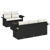 vidaXL Conjunto de Sof&aacute; de Jardim 6 unid. 5-N&uacute;mero de lugares