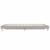 vidaXL Estrutura cama 120x190 cm derivados de madeira cinzento sonoma