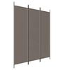 vidaXL Biombo/divis&oacute;ria com 3 pain&eacute;is 150x220 cm tecido antracite