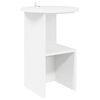 vidaXL Mesa Lateral Branco &Oslash; 39,5 x 55 cm Derivados de Madeira