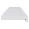 vidaXL Soleira de Janela Branco 140 x 20 x 4,5 cm PVC
