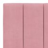 vidaXL Estrutura de cama sem colch&atilde;o Hanko 160x200 cm veludo rosa