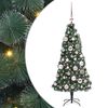 vidaXL &Aacute;rvore de Natal Artificial Iluminada com Conjunto de Bolas