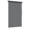 vidaXL Estores de rolo Cinzento-claro 140 x 250 cm Tecido e Alum&iacute;nio