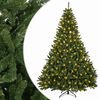 vidaXL &Aacute;rvore de Natal Articulada Artificial 270 cm 600 LED