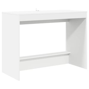 vidaXL Mesa de Cama Branco 100 x 45 x 75 cm Madeira processada