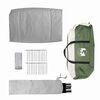 vidaXL Barraca de Camping com telhado Verde 320 x 275 x 190 cm tafet&aacute;