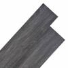 vidaXL Pranchas de Piso Preto e Branco 5,26 m&sup2; 18 unid. PVC