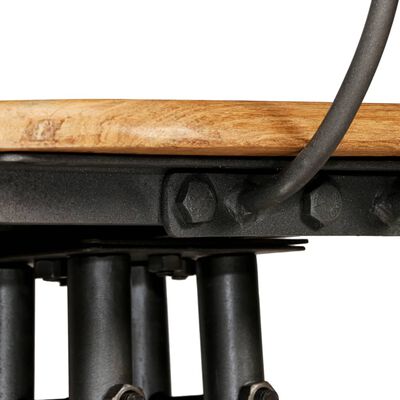 vidaXL Cadeiras de bar 2 pcs madeira teca recuperada maciça