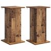 vidaXL Suporte para Plantas 2 unid. Madeira antiga 30,5 x 30 x 60,5 cm
