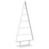 vidaXL &Aacute;rvore de Natal de metal KUOPIO 90 cm A&ccedil;o Branco