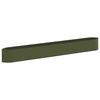 vidaXL Cama de Jardim Elevada Verde-Azeitona 380 x 40 x 40 cm A&ccedil;o