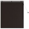 vidaXL Cortina Veneziana Marrom Escuro 105 x 130 cm 35 mm
