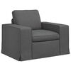 vidaXL Sof&aacute; Cinza Escuro 103 x 80 x 82 cm tecido