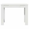 vidaXL Secretária 100x45x75 cm derivados de madeira branco