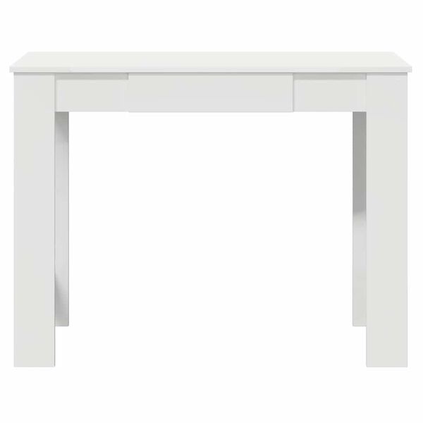 vidaXL Secretária 100x45x75 cm derivados de madeira branco