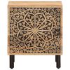 vidaXL Mesa de cabeceira 40x33x46 cm madeira de mangueira maciça