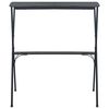 vidaXL Mesa de bar para festas com toldo 175x150x207 cm a&ccedil;o antracite