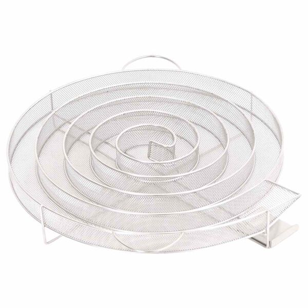 vidaXL Gerador de fumo frio redondo 33,5 cm a&ccedil;o inoxid&aacute;vel