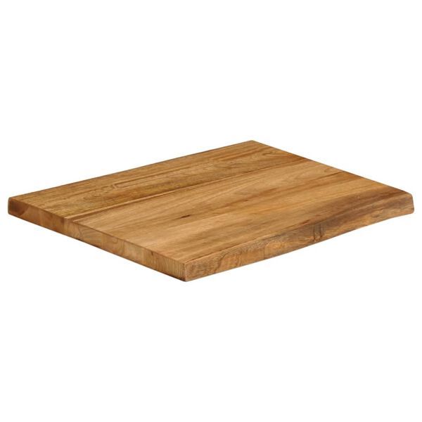 vidaXL Tampo de mesa c/ borda viva 60x60x3,8 cm mangueira maci&ccedil;a