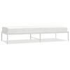 vidaXL Estrutura de cama 80x200 cm metal branco