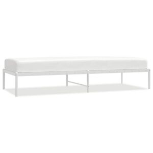 vidaXL Estrutura de cama 80x200 cm metal branco