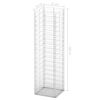 vidaXL Conjunto de gabiões 3 pcs arame galvanizado 25 x 25 x 100 cm