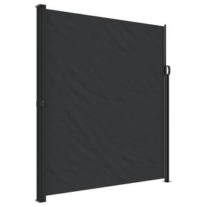 vidaXL Toldo lateral retr&aacute;til 220x500 cm preto